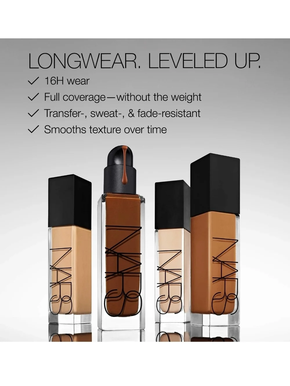 DISCONTINUED! NARS NATURAL RADIANT LONGWEAR FOUNDATION- 